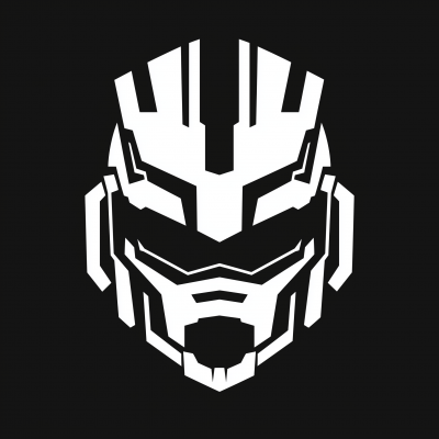 Gaming Robot Face Logo