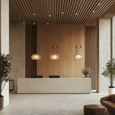 Scandinavian Hotel Reception