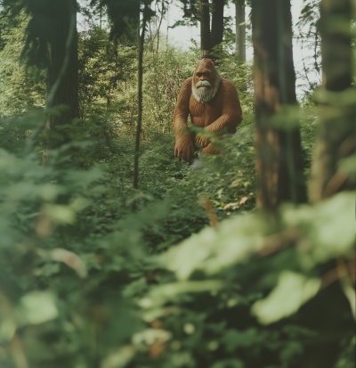 Sasquatch in the Forest