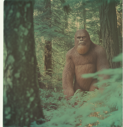 Sasquatch in the Forest