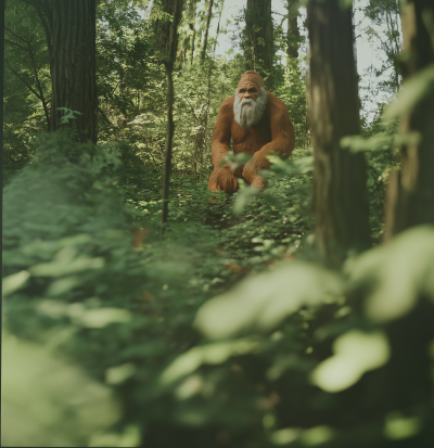 Sasquatch in the Forest