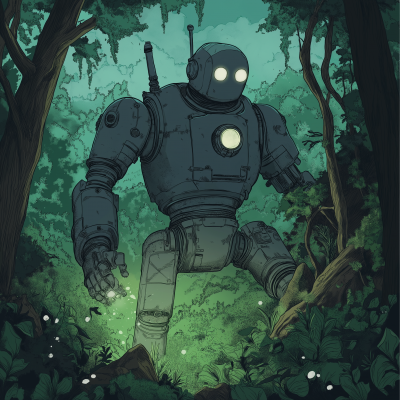 Atomic Robo in Fantasy Forest