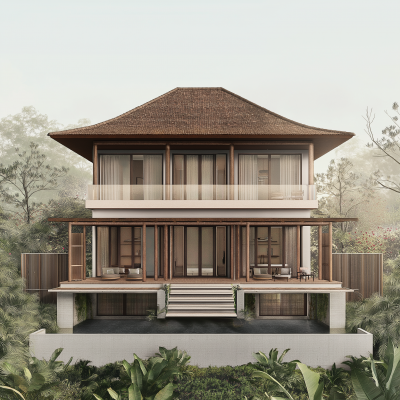 Bali Style Villa Design