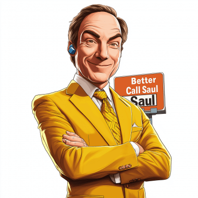 Saul Goodman Caricature