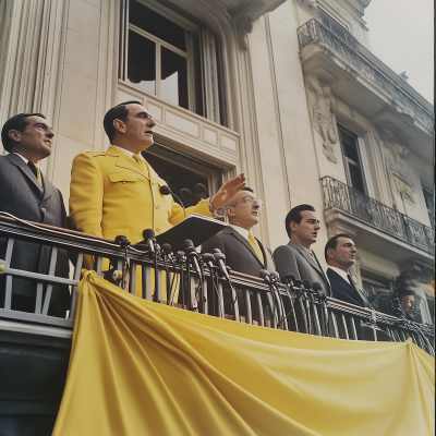 Charles de Gaulle Giving a Speech