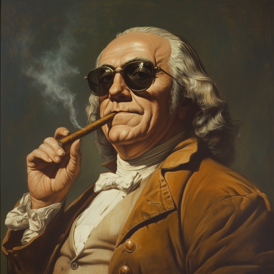 Benjamin Franklin Portrait