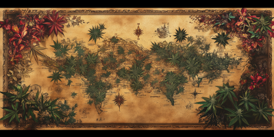 Fantasy Cannabis World Map