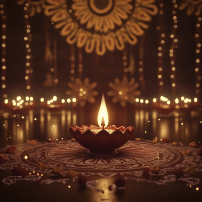 Diwali Celebration Background