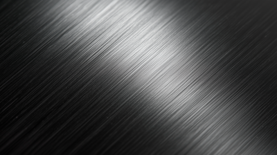 Close-up of Black Aluminum Surface