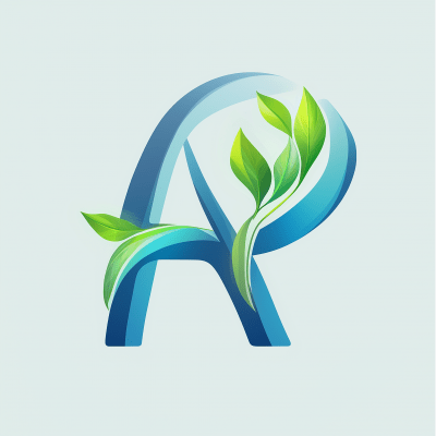 Nature Inspired Letterform Logo