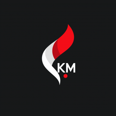 Modern KMN Logo Design