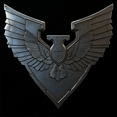 Metallic Air Force Coat of Arms