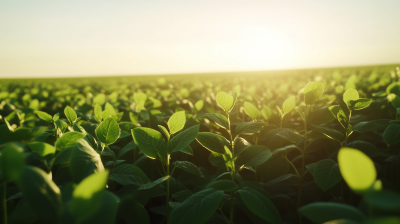 Lush Soybean Plantation