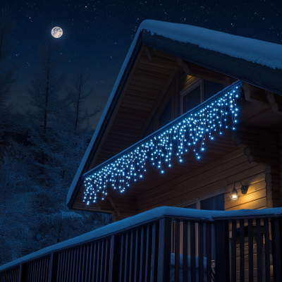 Winter Wonderland with LED Garlands