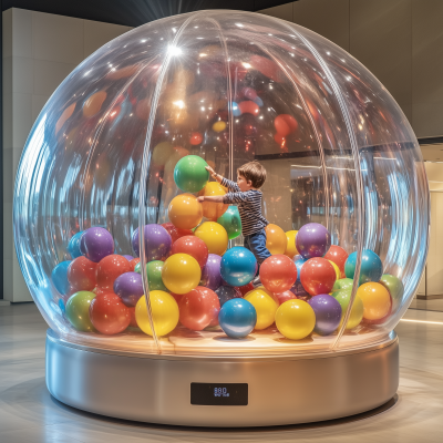 Colorful Gumball Machine Installation