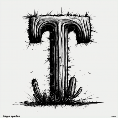 Cactus Letter T