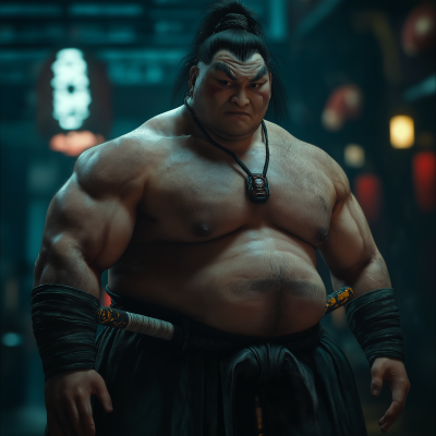 Sumo Warrior in Dark Fantasy