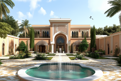 Moroccan Islamic Bungalow Design