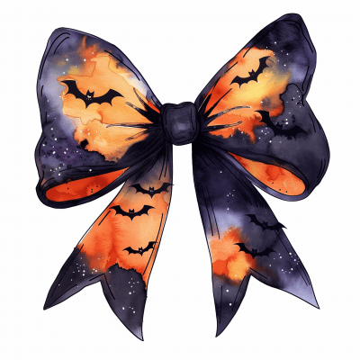 Halloween Coquette Bow