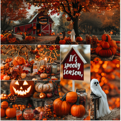 Halloween and Fall Collage