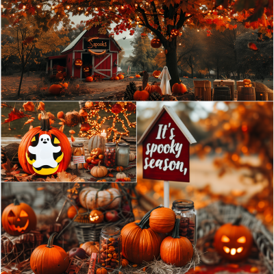 Halloween and Fall Collage