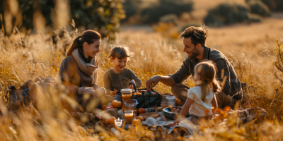 Autumn Picnic in the Countryside