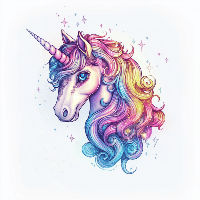 Adorable Unicorn in Ornate Armor