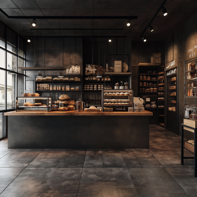 Masculine Bakery Setting