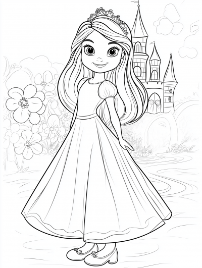 Flower Coloring Page