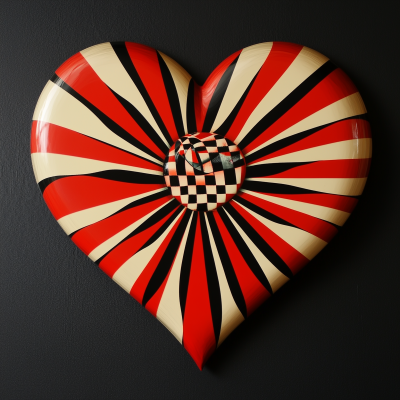 Optical Illusion Love Heart