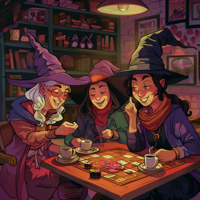 Witches at the Coffee Shop