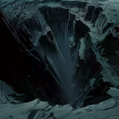 Bottomless Ravine in a Hellscape