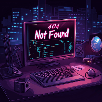 404 Not Found Illustration