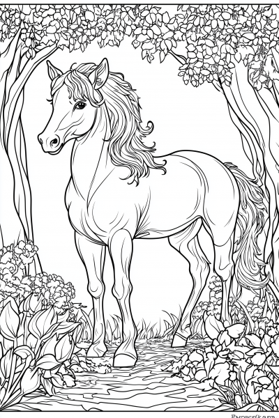 Fantasy Animals Coloring Book