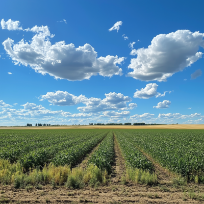 Vibrant Farm Landscape