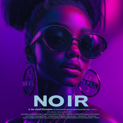 Noir Cinematic Club Party Poster