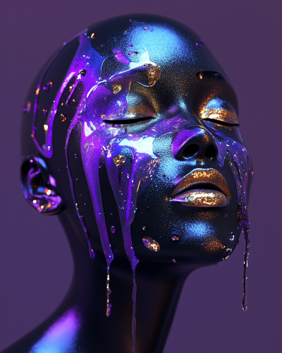 Black Woman 3D Render