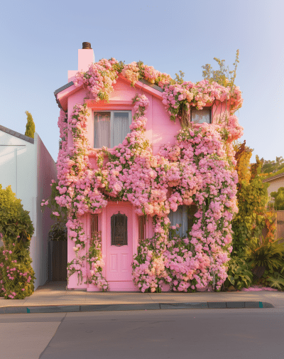 Pastel Flower House
