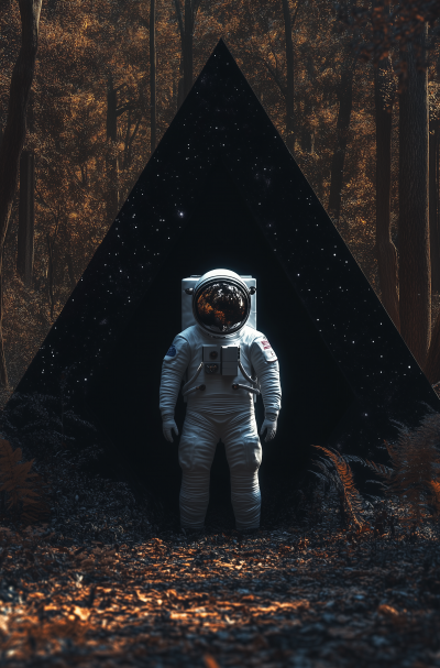 Astronaut and Black Portal