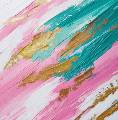 Glitter Brushstrokes Design