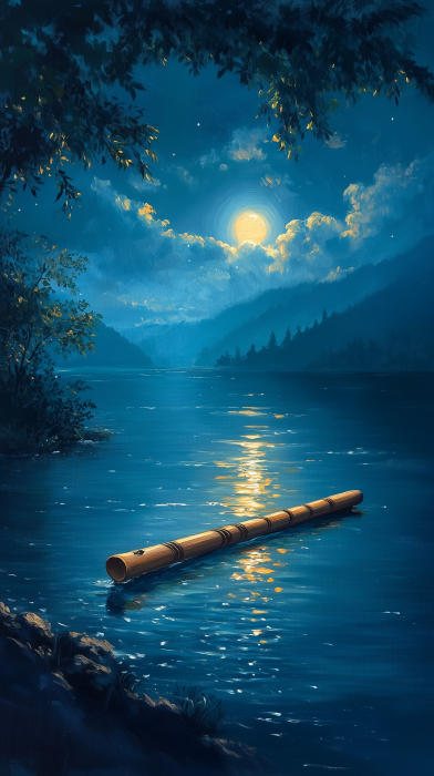 Floating Flute by the Lake