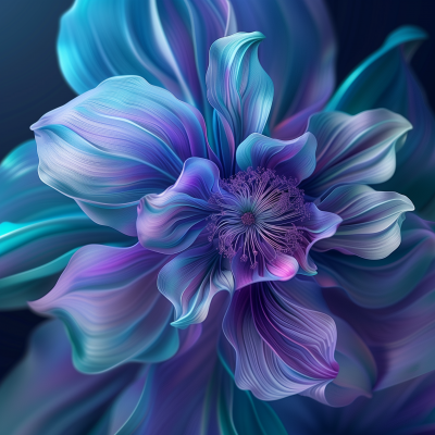 Abstract Flower Art