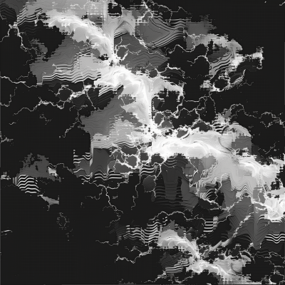 Monochrome Pixel Art Texture