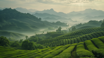 Tea Plantations in China