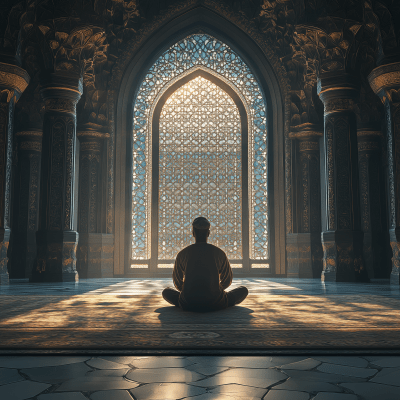 Man in Mosque