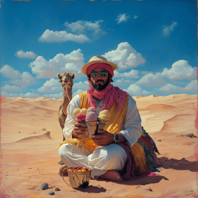 Desert Ice Cream Vendor