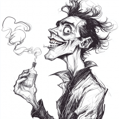 Mad Scientist Sketch