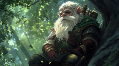 Gnome Druid in Nature