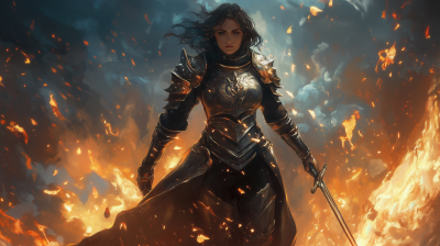 D&D Woman Paladin