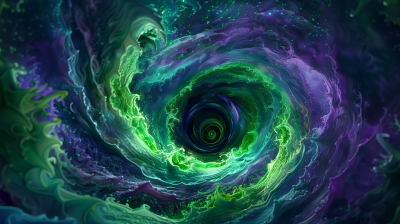 Surreal Oceanic Vortex